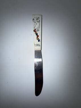 Vintage Casper The Friendly Ghost Stainless Steel Child's Dinner Knife by Quikut